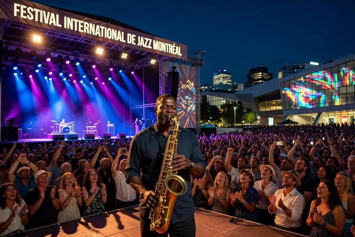 Scène principale du Festival de jazz de Montréal