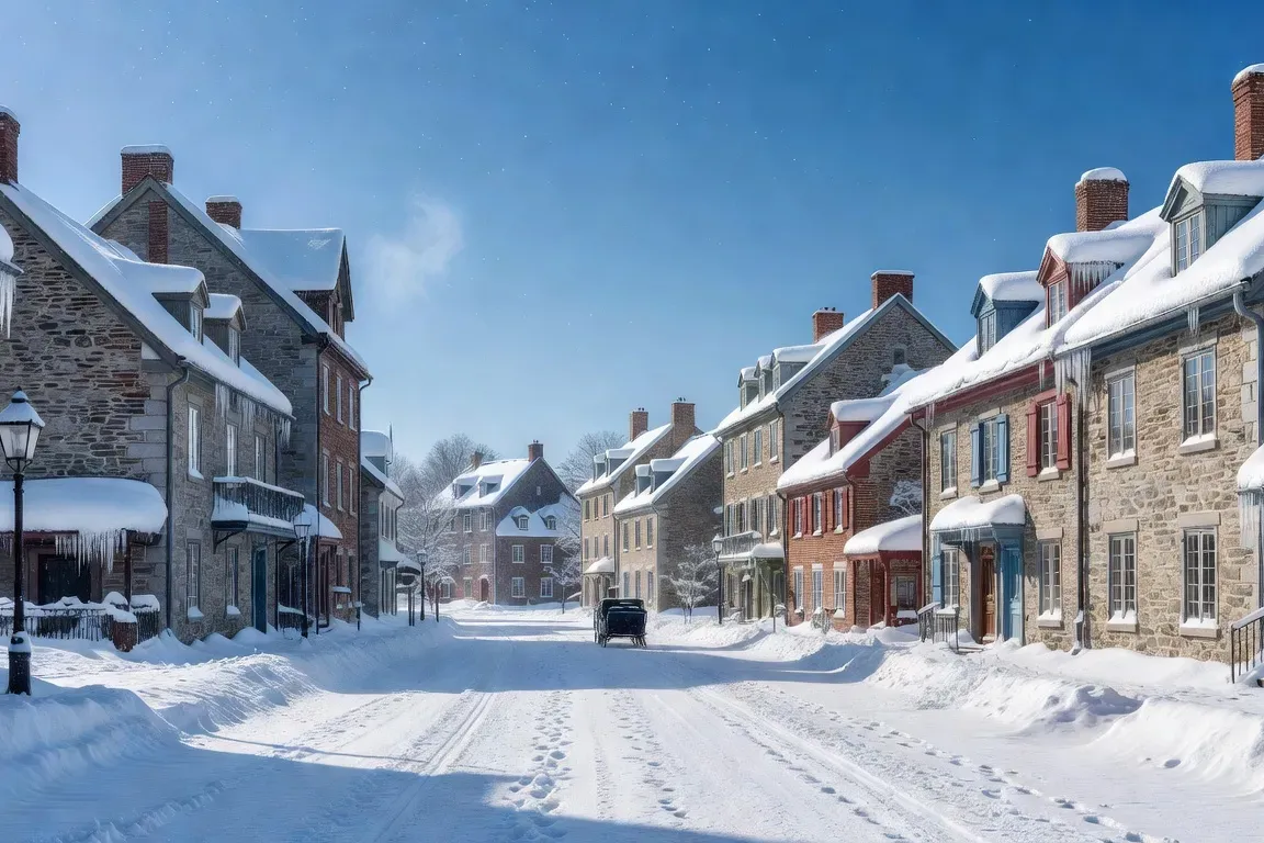 Québec sous la neige, un décor hivernal féerique