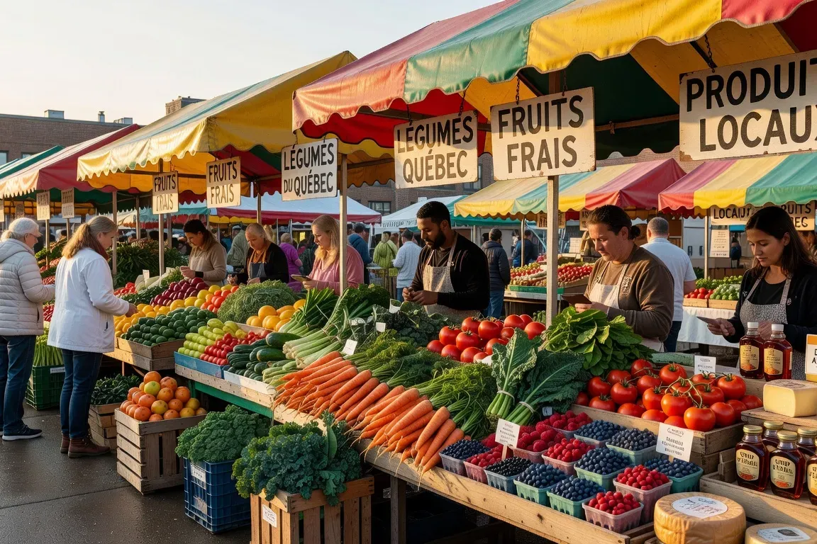 Le marché Jean-Talon, cœur culinaire de Montréal