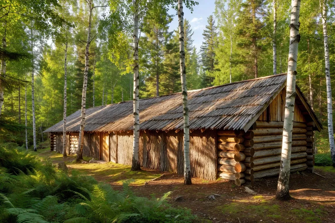 Village amérindien au cœur de la forêt boréale québécoise