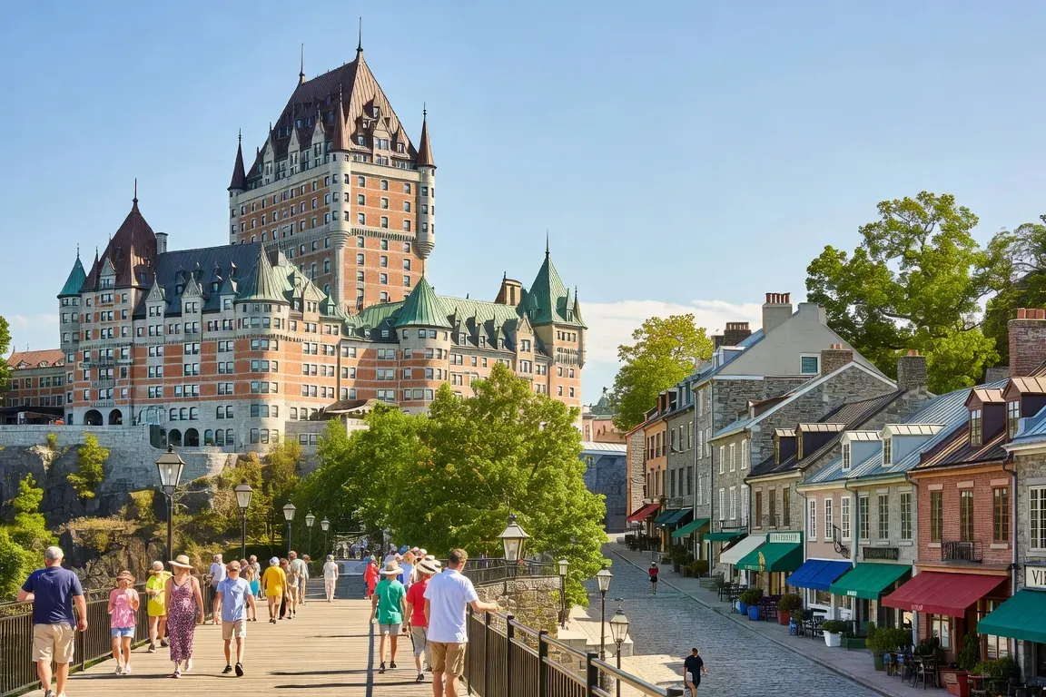 Le Château Frontenac domine la Haute-Ville de Québec