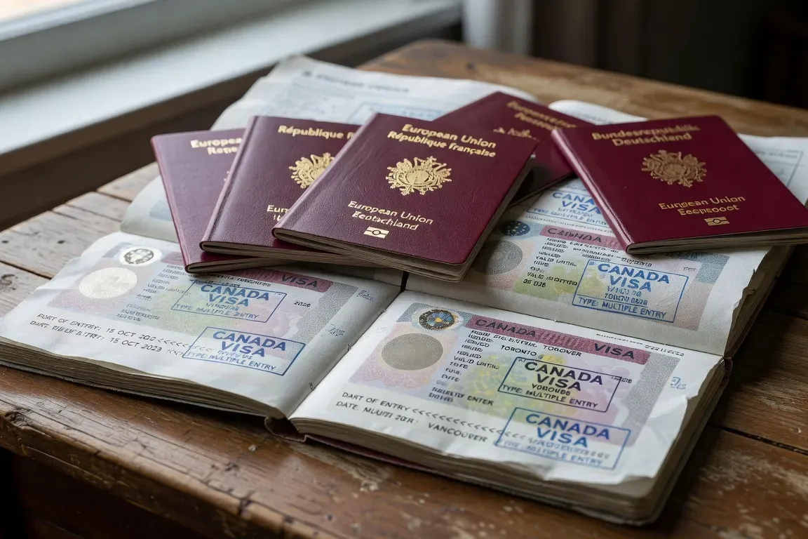 Documents de voyage et visa pour entrer au Canada