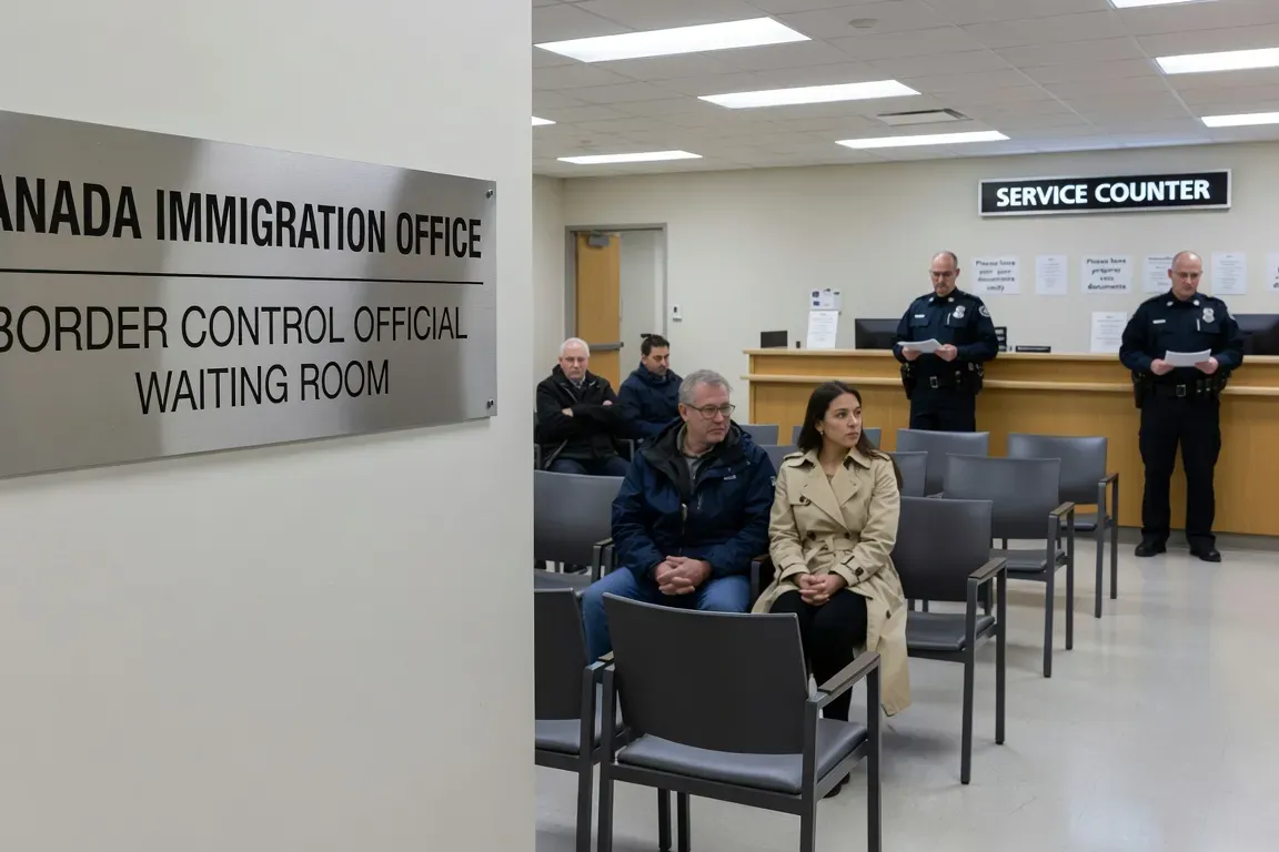 Bureau d'immigration pour les formalités d'entrée au Canada